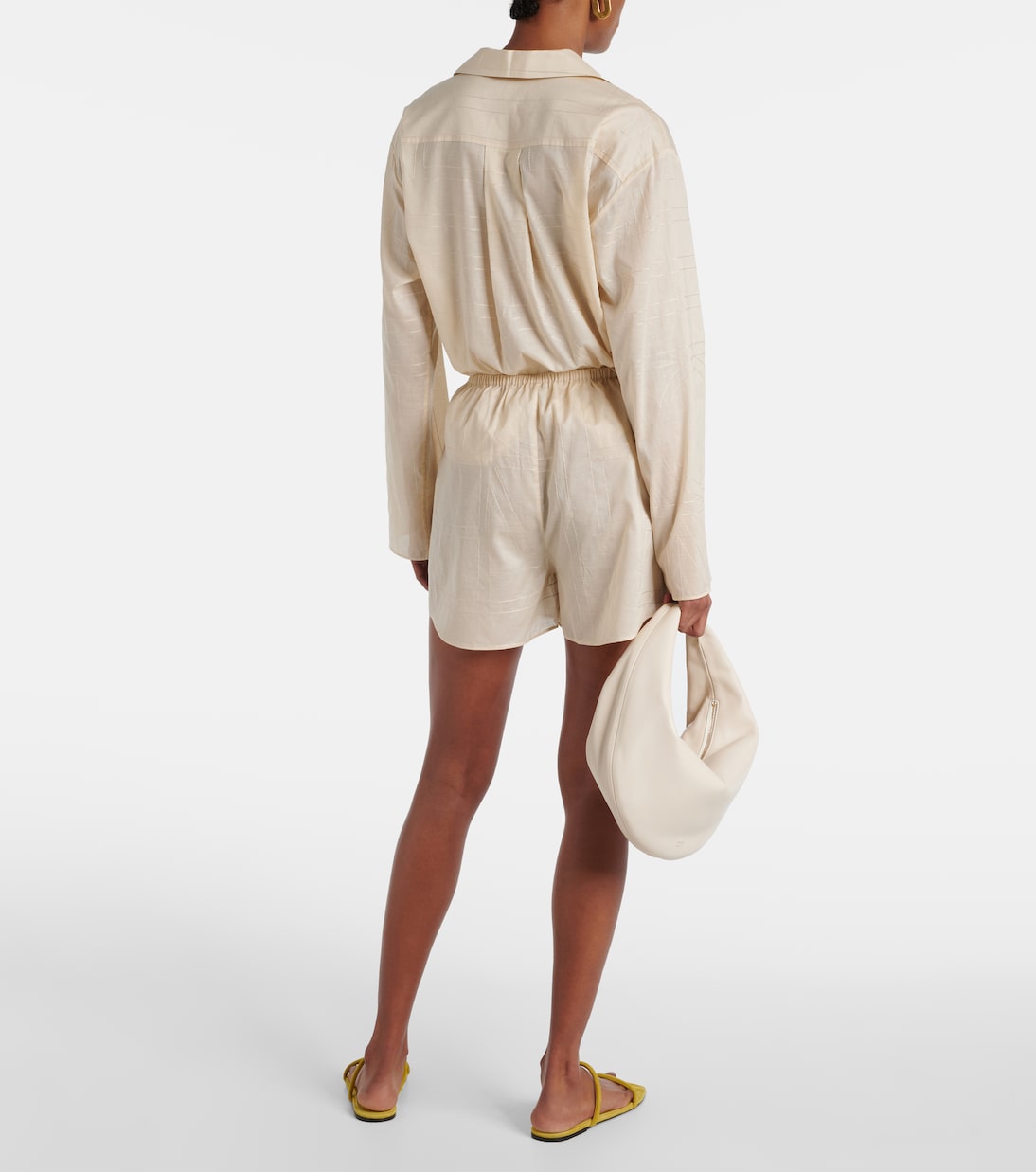 Shorts Monogram in misto cotone | Toteme