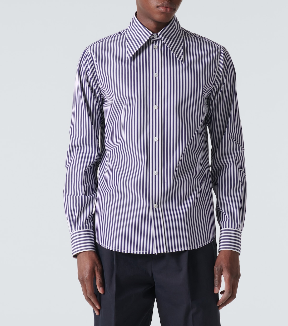 Chemise rayée en coton | Bottega Veneta