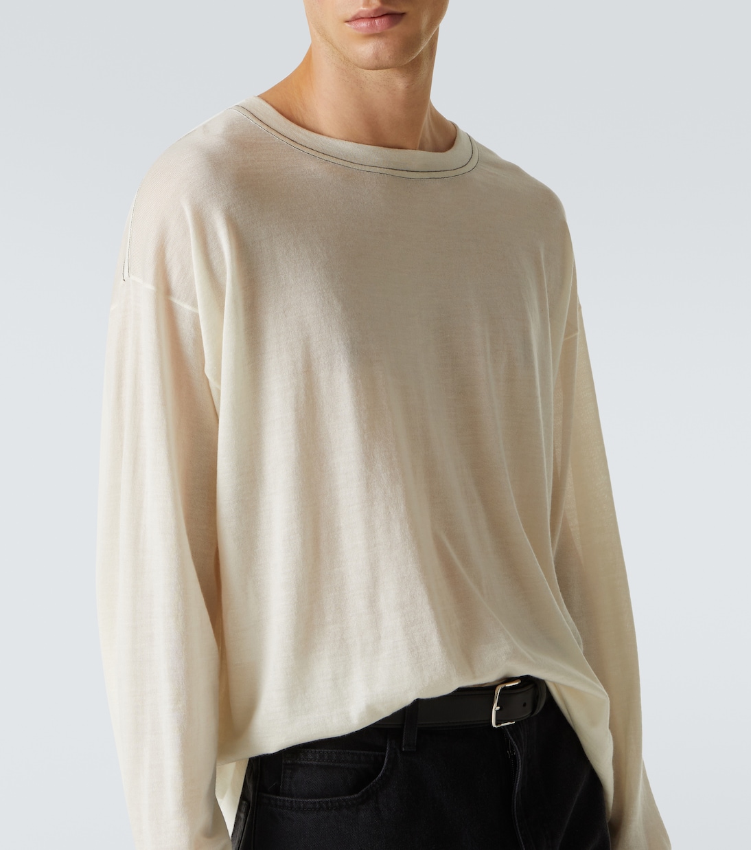 Longsleeve Angelo aus Kaschmir und Seide | The Row
