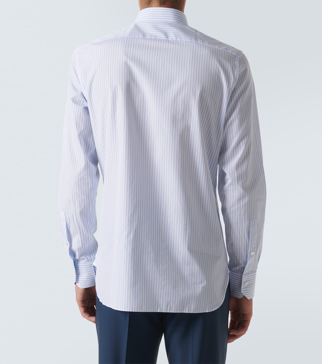 Chemise Oxford rayée en coton | Zegna