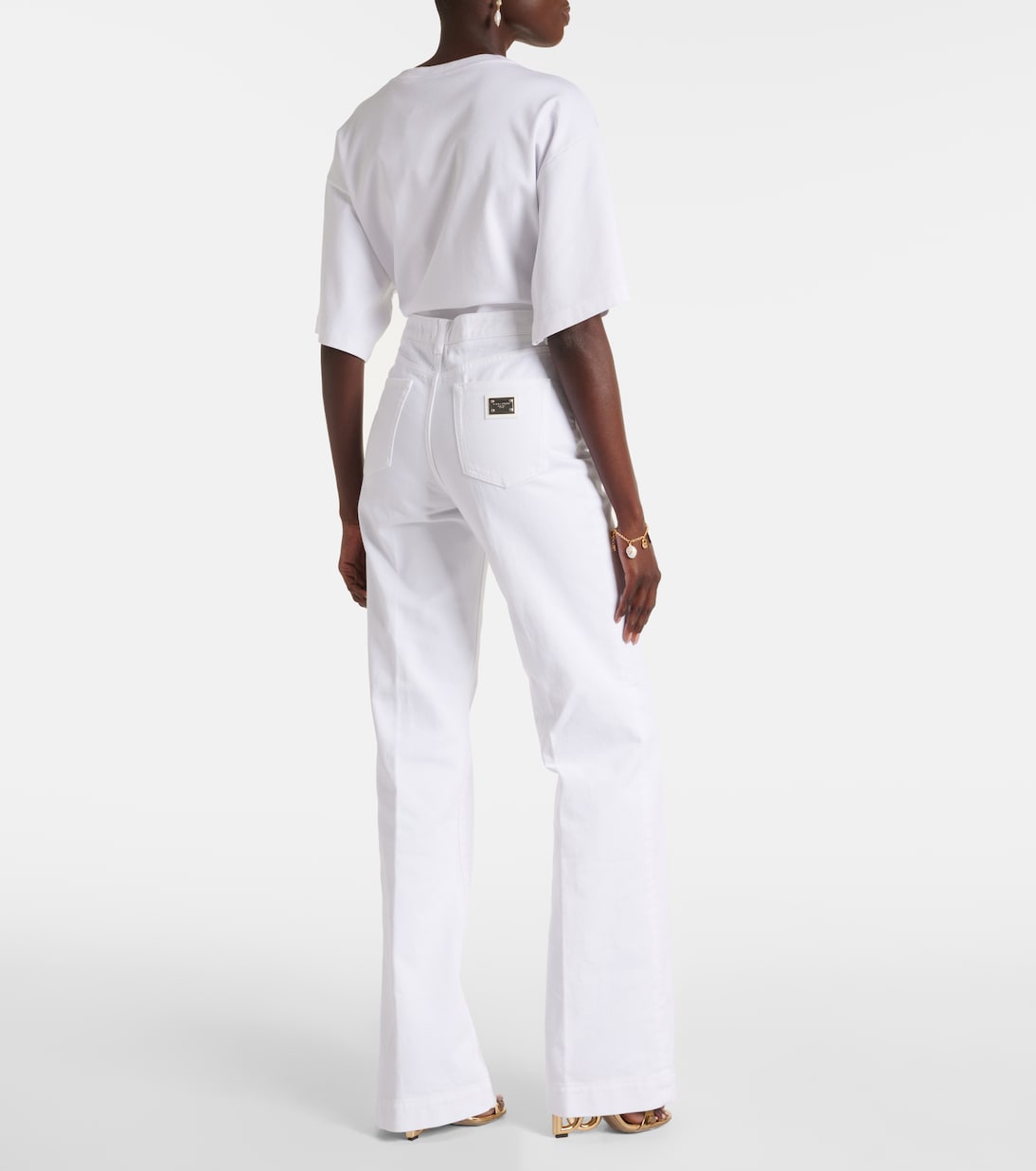 Capri high-rise flared jeans | Dolce&Gabbana