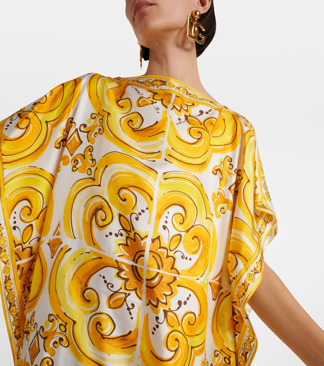 Majolica silk kaftan | Dolce&Gabbana