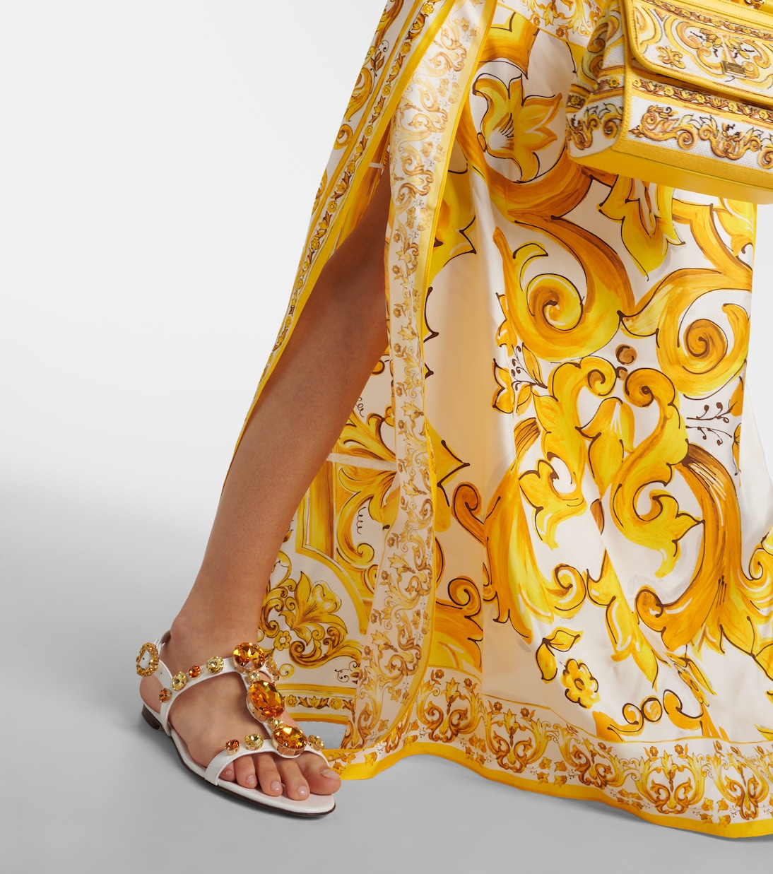 Majolica silk kaftan | Dolce&Gabbana