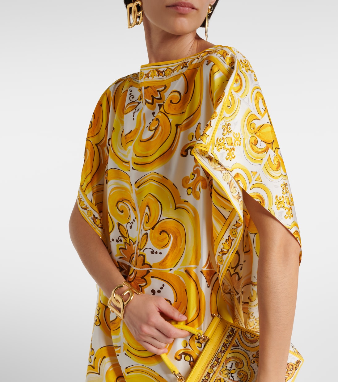 Majolica silk kaftan | Dolce&Gabbana