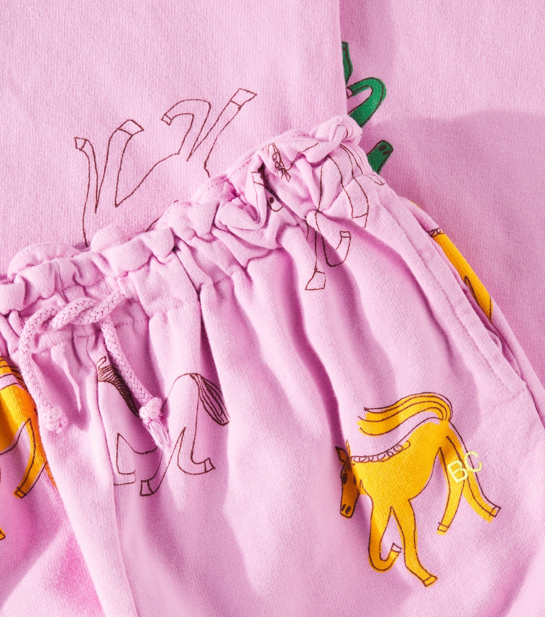Pantalon de survêtement Wonder Horse en coton | Bobo Choses