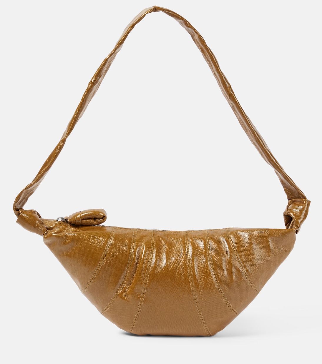 Croissant Medium coated canvas shoulder bag | Lemaire