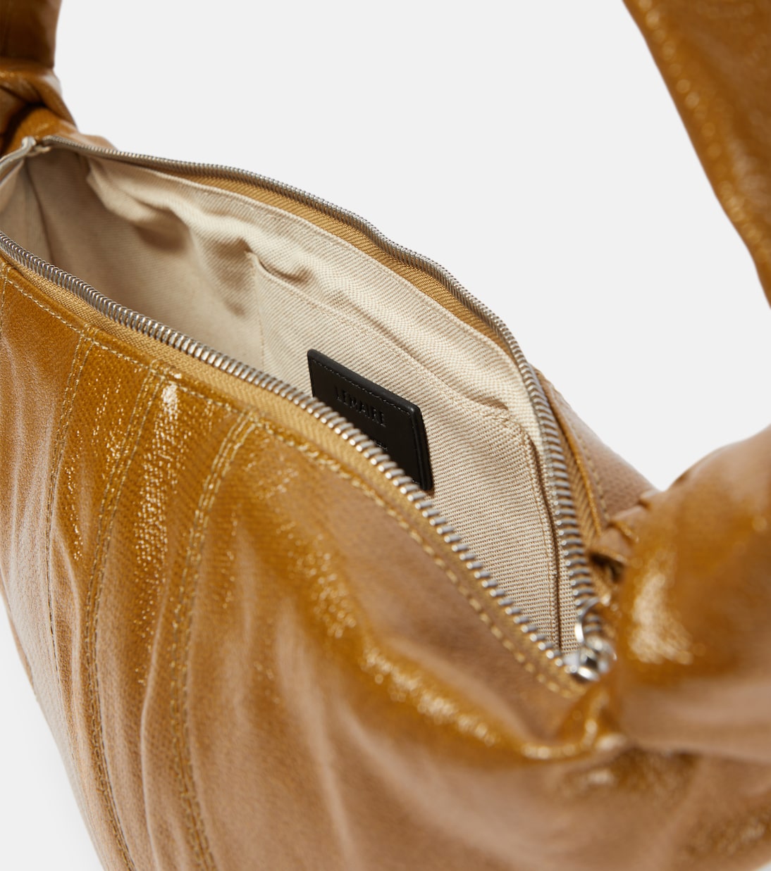 Croissant Medium coated canvas shoulder bag | Lemaire
