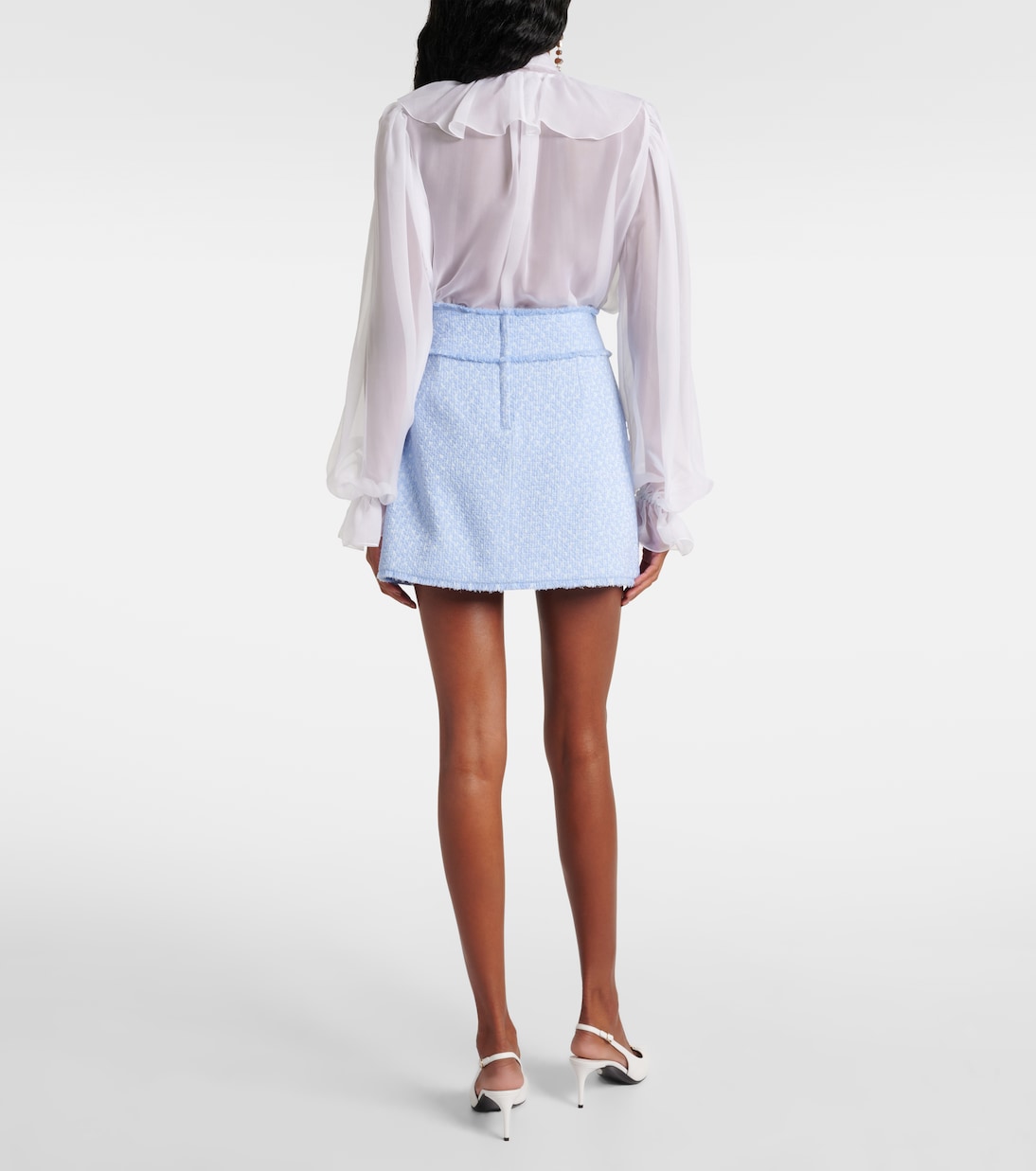 Minigonna in tweed di misto lana | Dolce&Gabbana