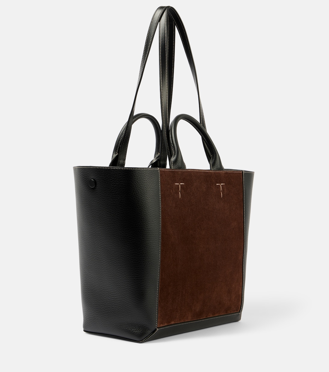 Shopper Double Up Medium aus Leder und Veloursleder | Tod's