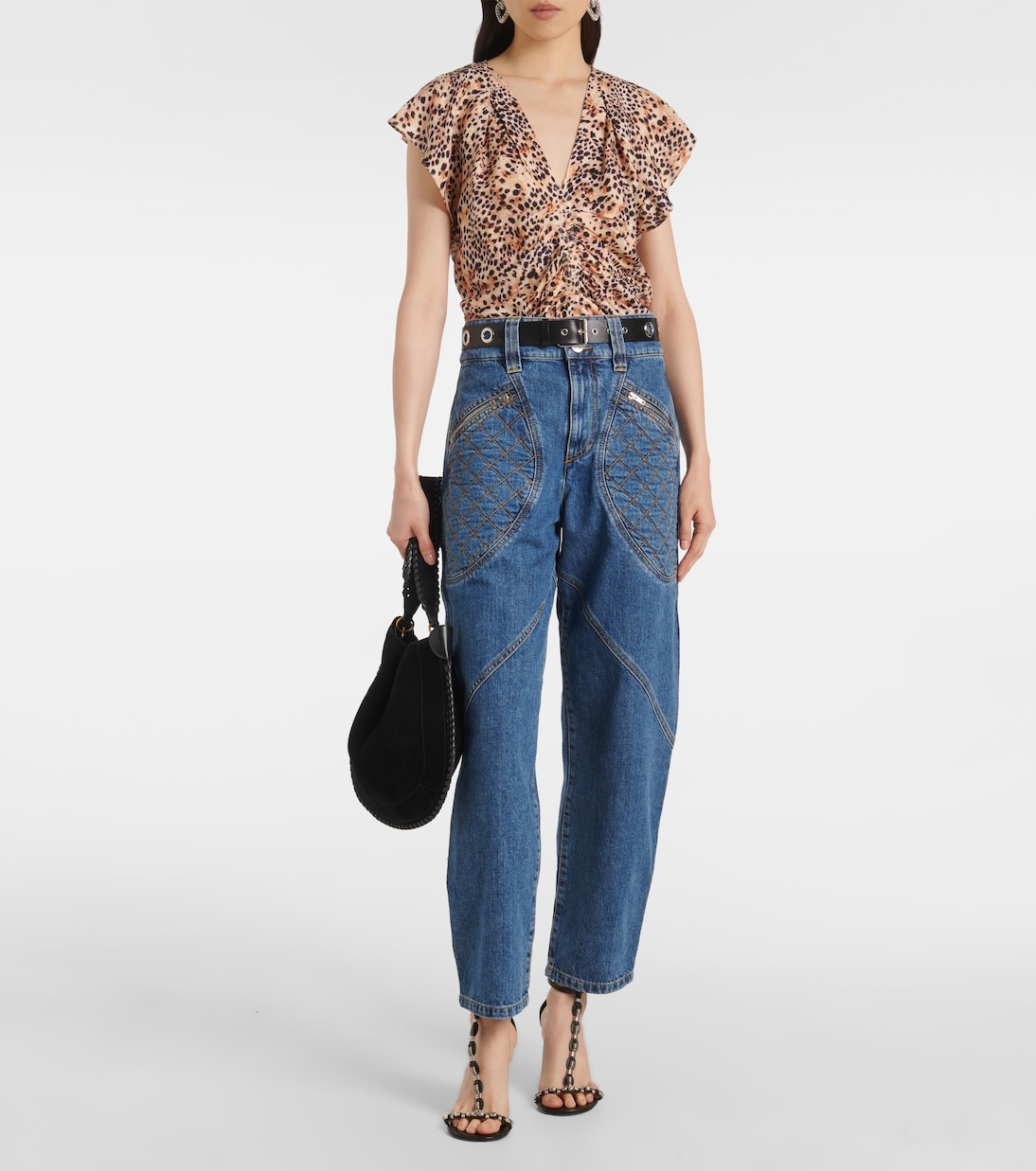 Catarina quilted jeans  | Isabel Marant