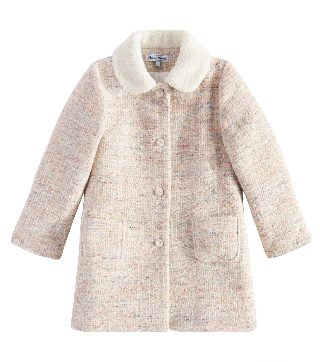 Boucle coat in beige Tartine Et Chocolat Mytheresa