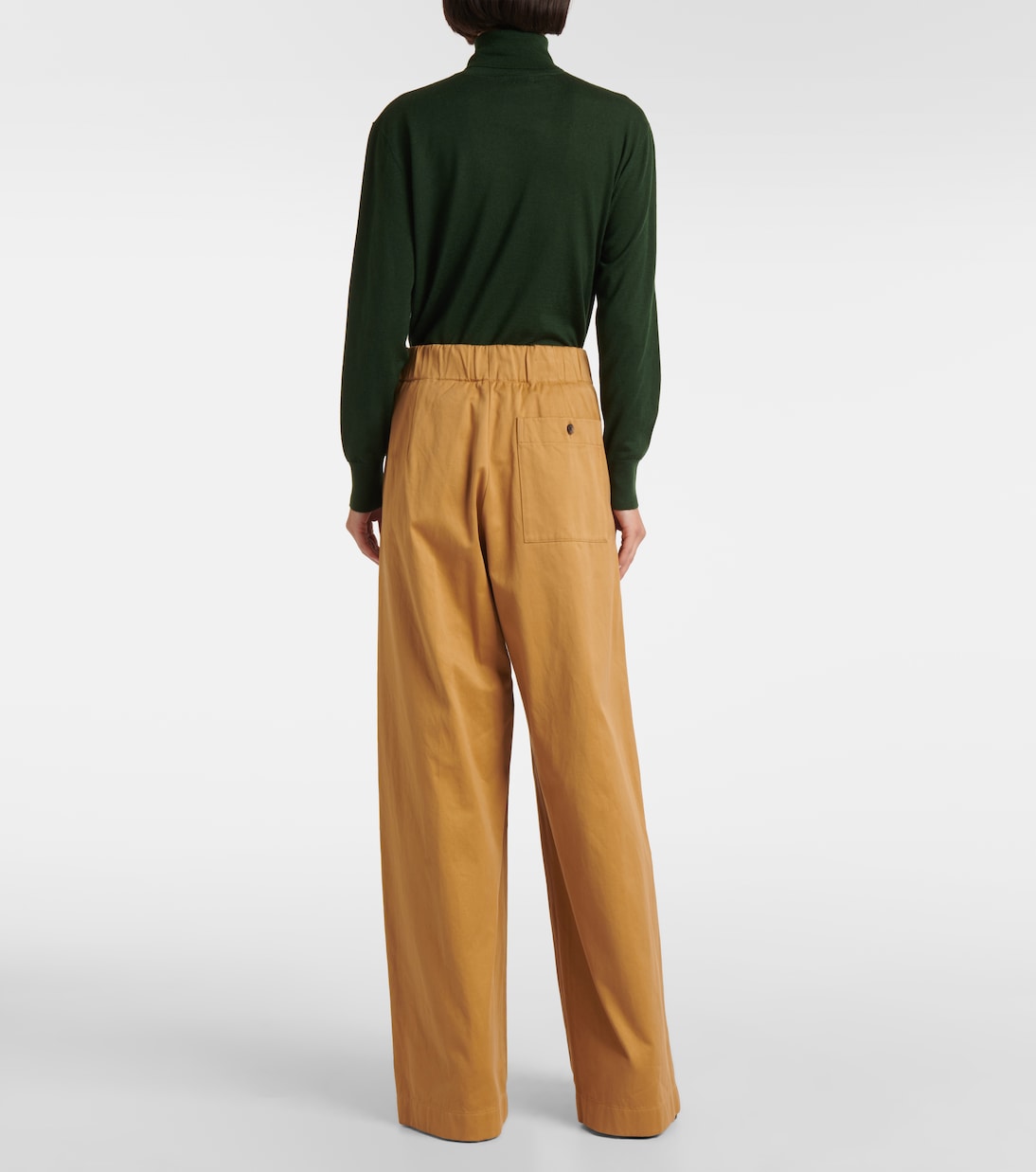 Pantaloni a gamba larga in cotone | Dries Van Noten