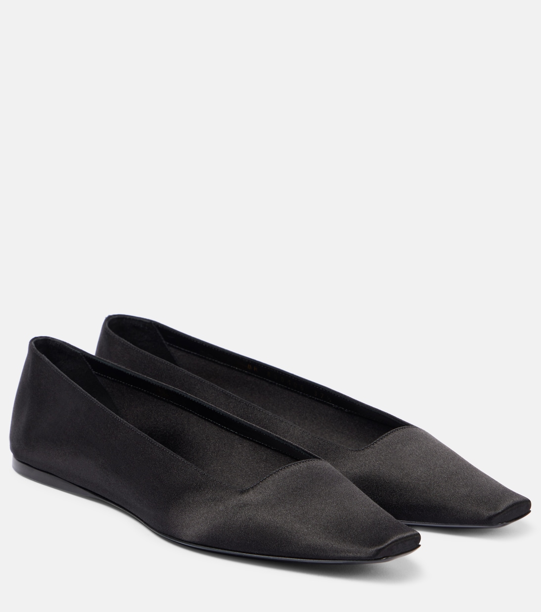 Poppy crêpe satin ballet flats | Saint Laurent