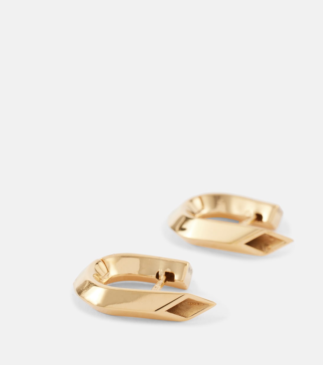 Orecchini Hollow Spike in argento sterling bagnati in oro | Burberry