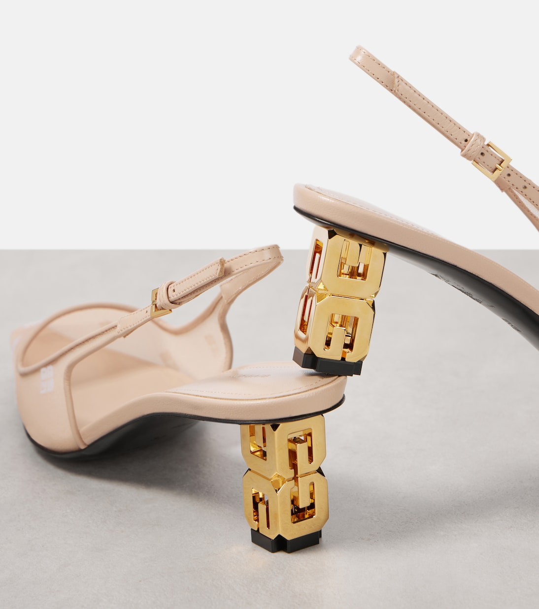 G Cube 4G mesh slingback pumps | Givenchy