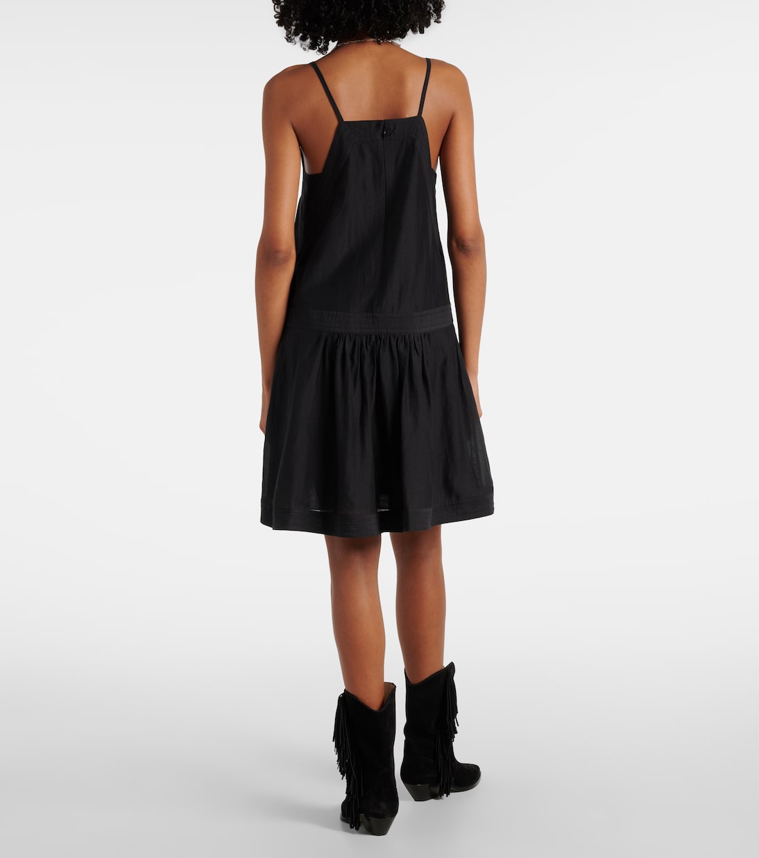 Abito corto Danielle in misto cotone | Marant Etoile