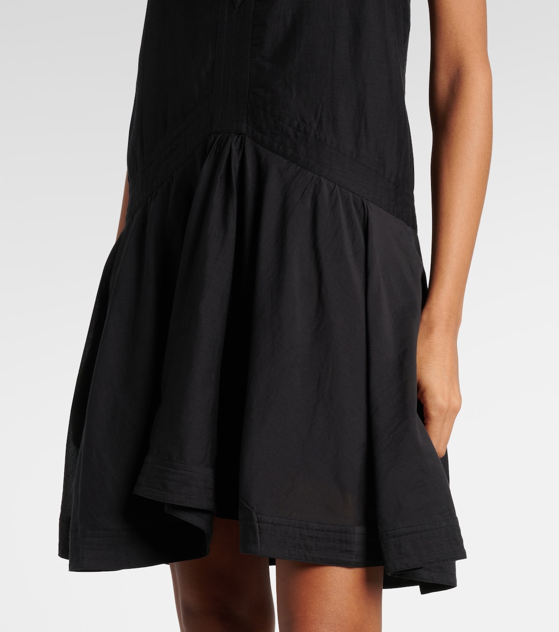 Abito corto Danielle in misto cotone | Marant Etoile