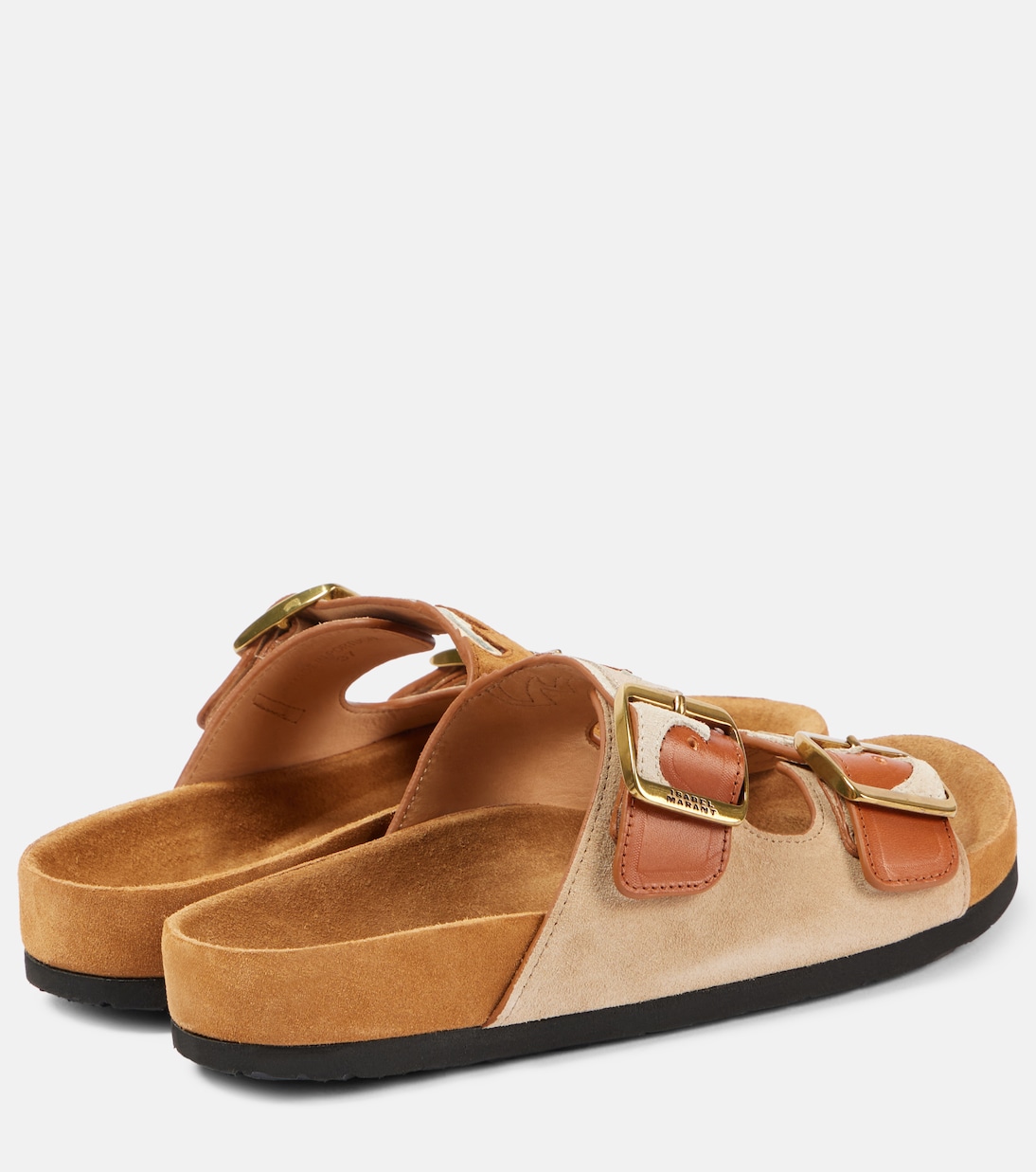 Mules Lelik en daim et cuir | Isabel Marant