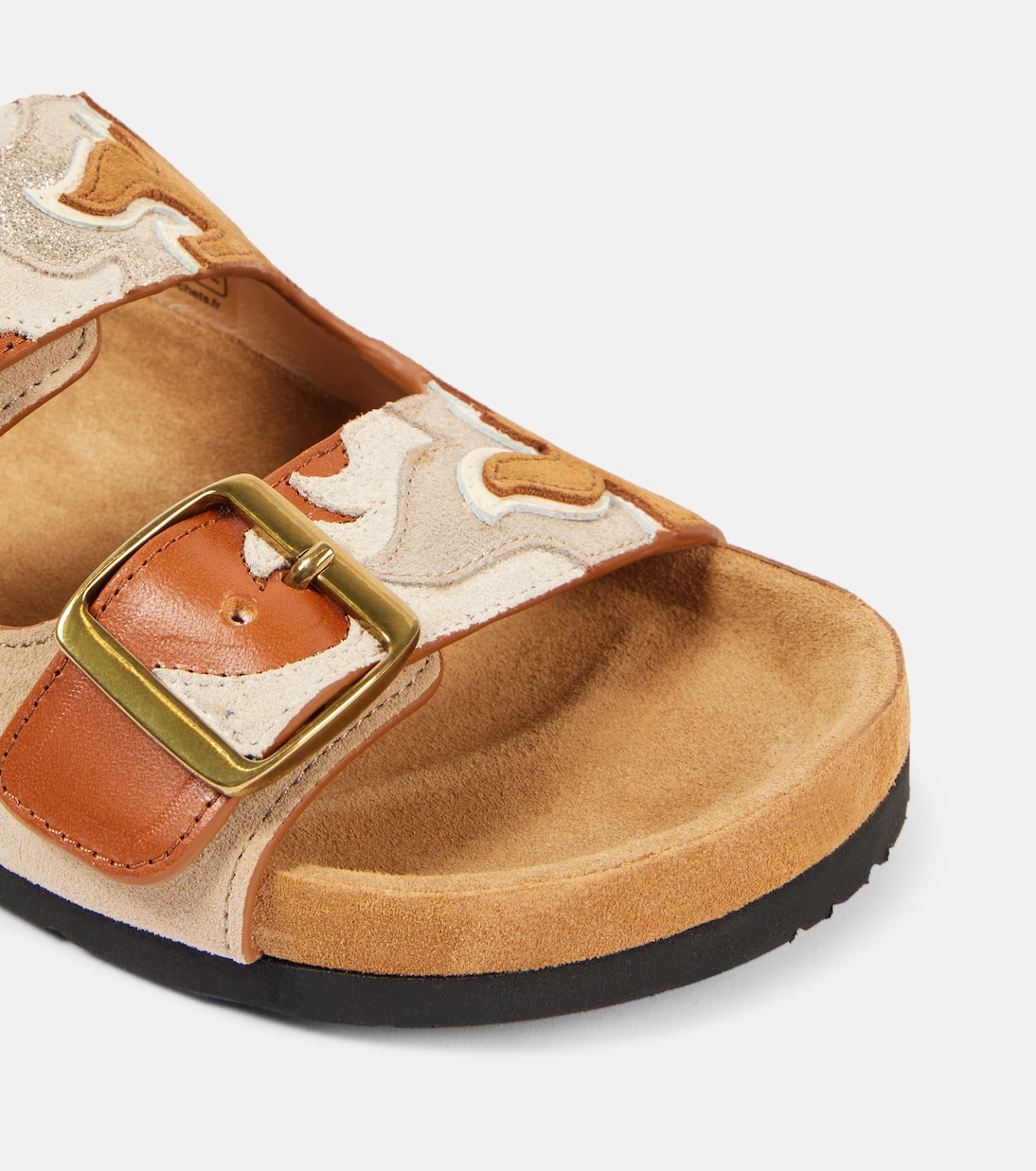 Mules Lelik en daim et cuir | Isabel Marant