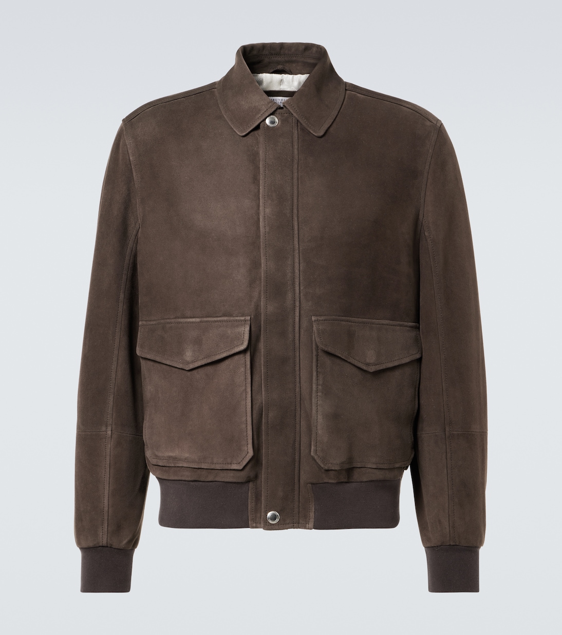 Bomber in suede | Brunello Cucinelli
