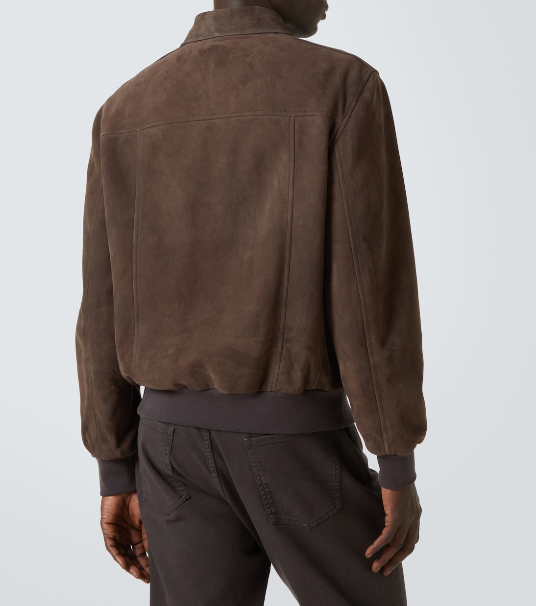 Bomber in suede | Brunello Cucinelli