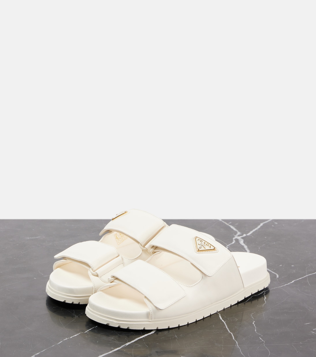 Sandalen aus Leder | Prada