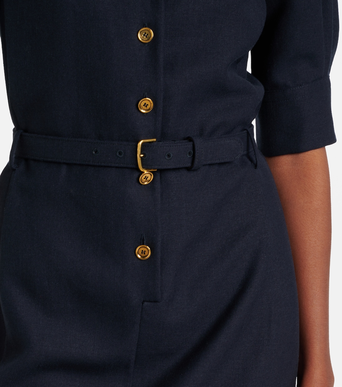 Linen and wool shirtdress | Loro Piana