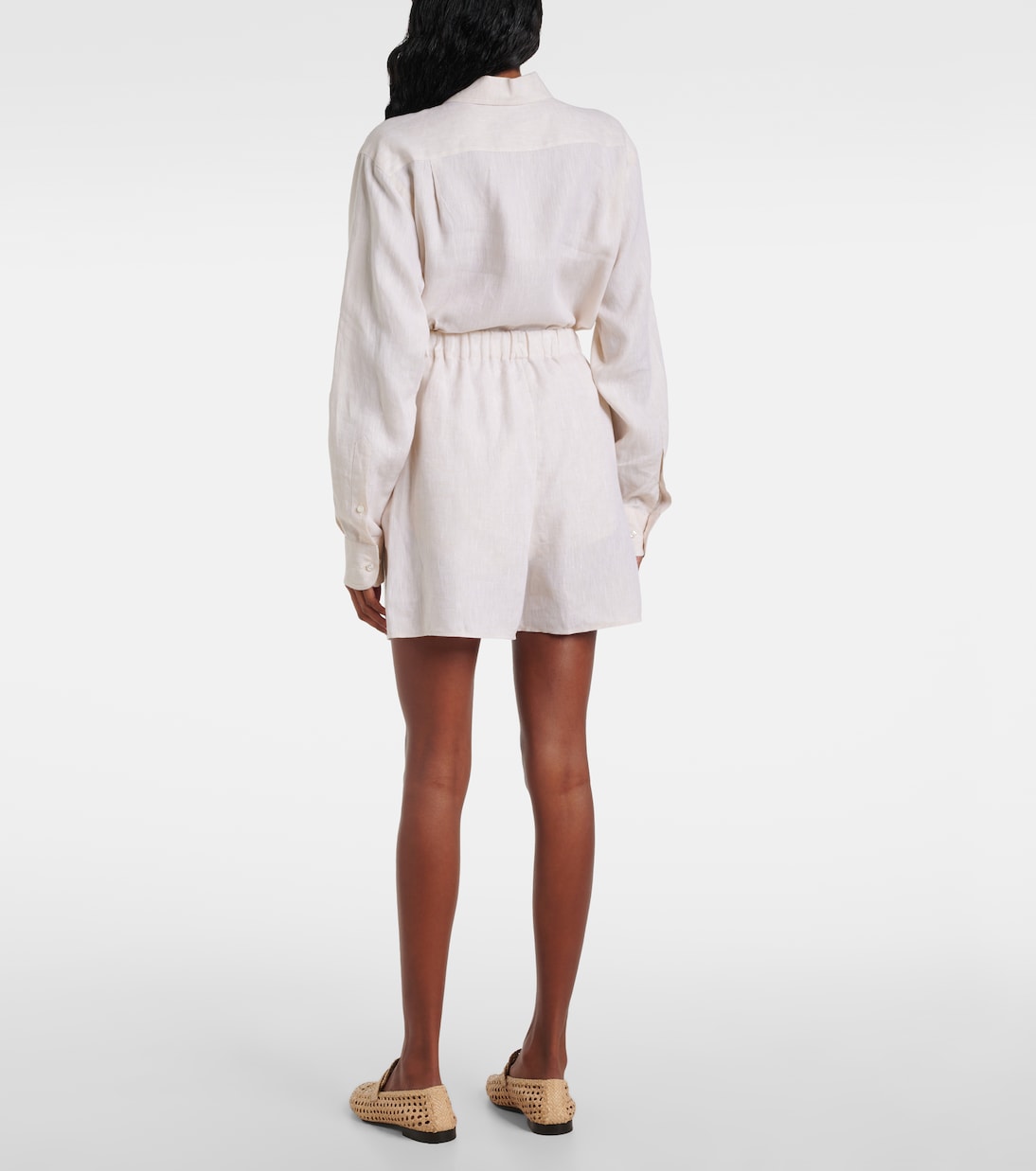 Bermuda-Shorts Angelo aus Leinen | Loro Piana