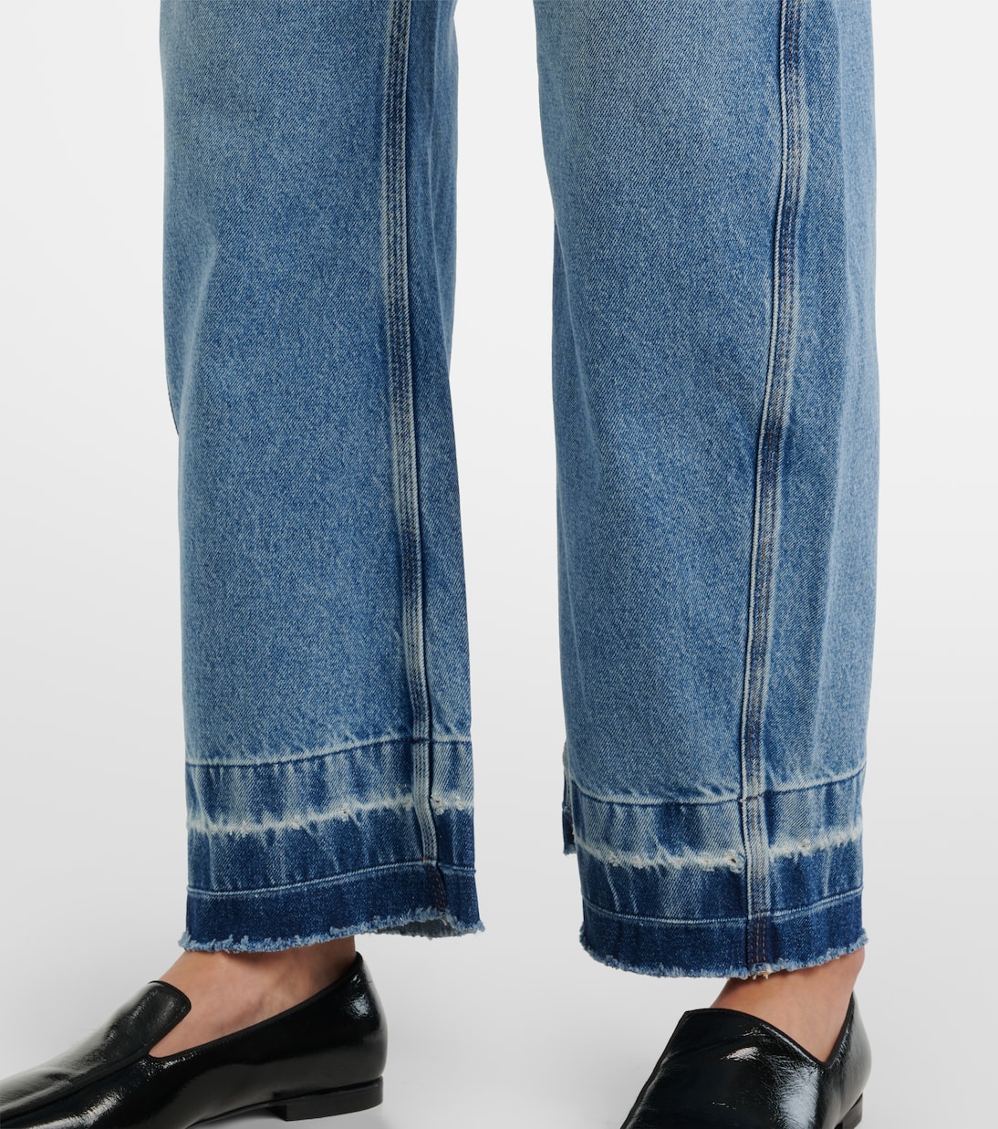 Jeans a gamba larga e vita media | Stella McCartney