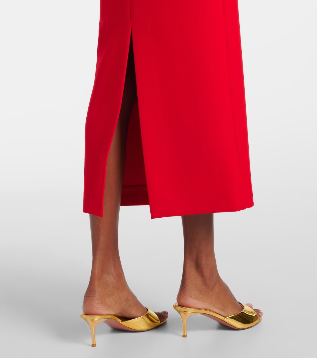 Abito midi in crêpe con applicazione | Roland Mouret
