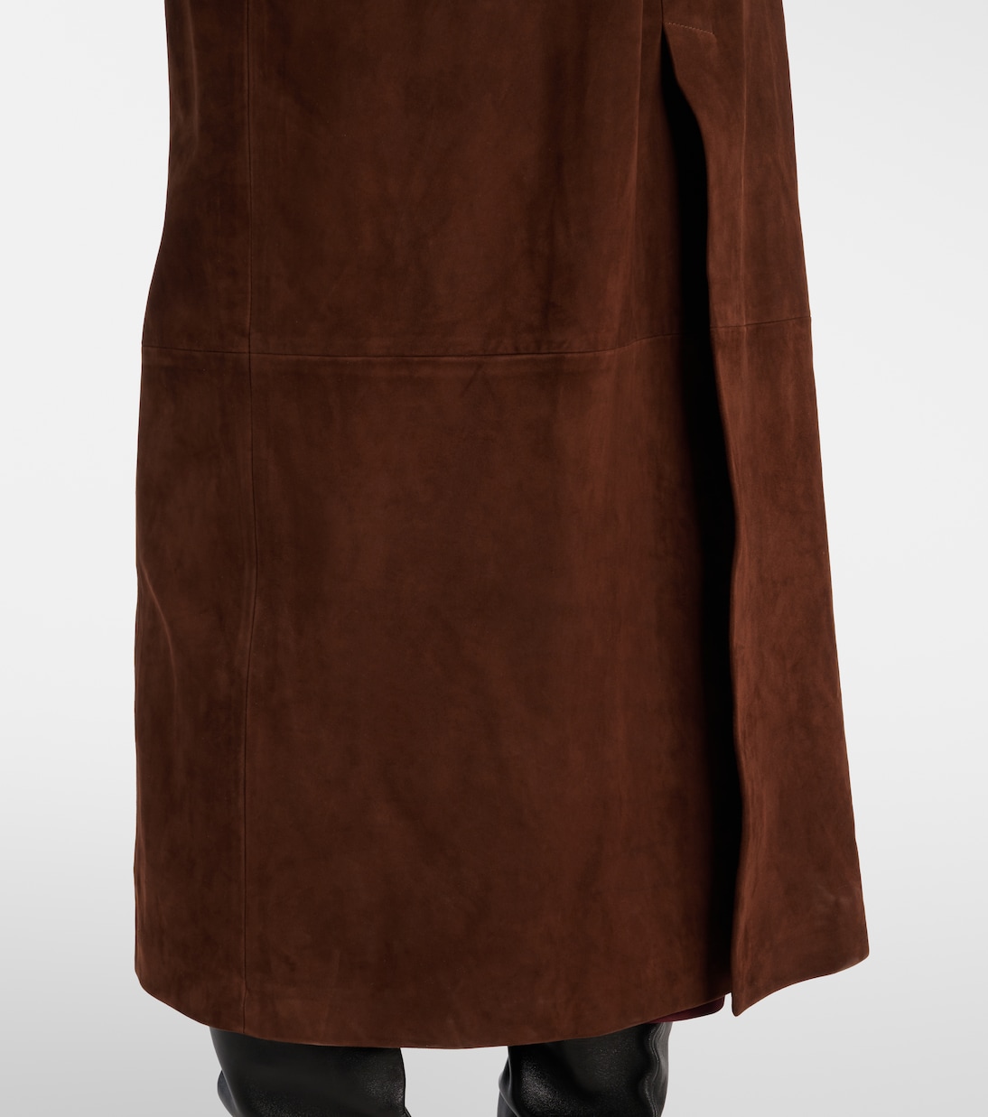 Manteau Althea en daim | Nour Hammour