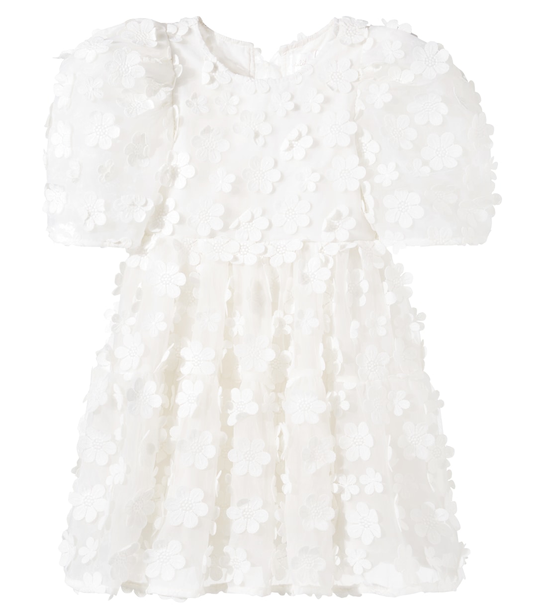Robe à fleurs et manches bouffantes | Petite Amalie  
