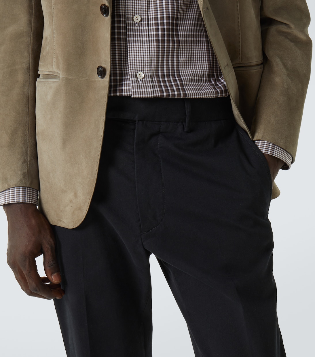 Pantalones chinos en sarga de algodón | Tom Ford
