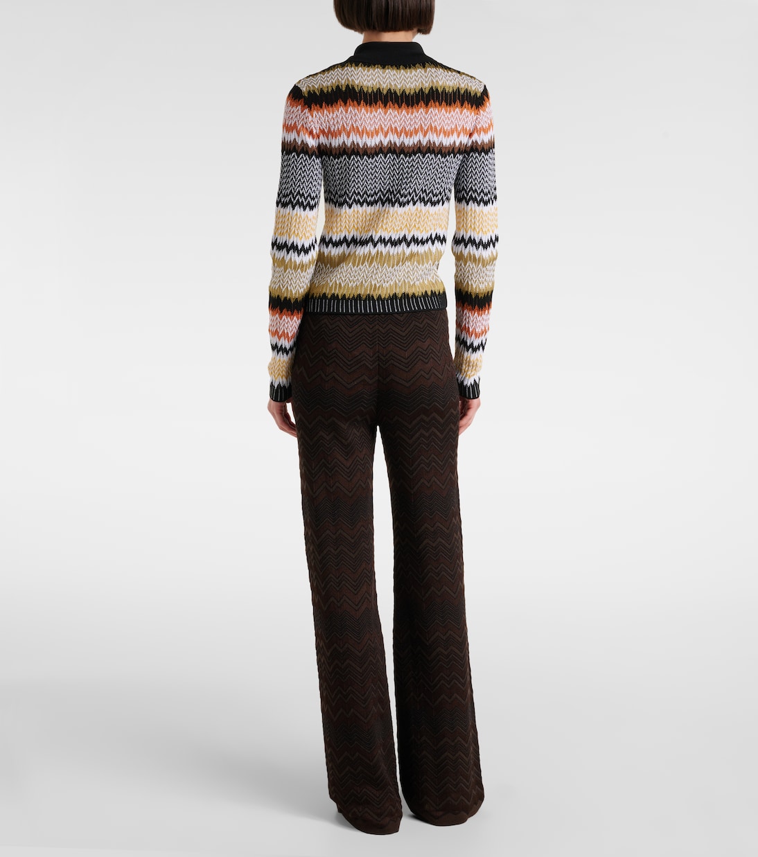 Zigzag polo sweater | Missoni