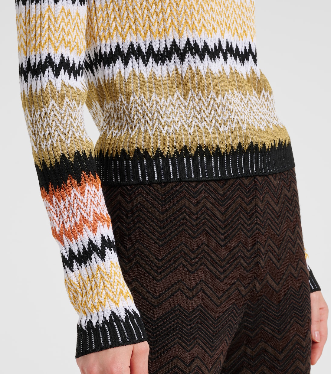 Zigzag polo sweater | Missoni