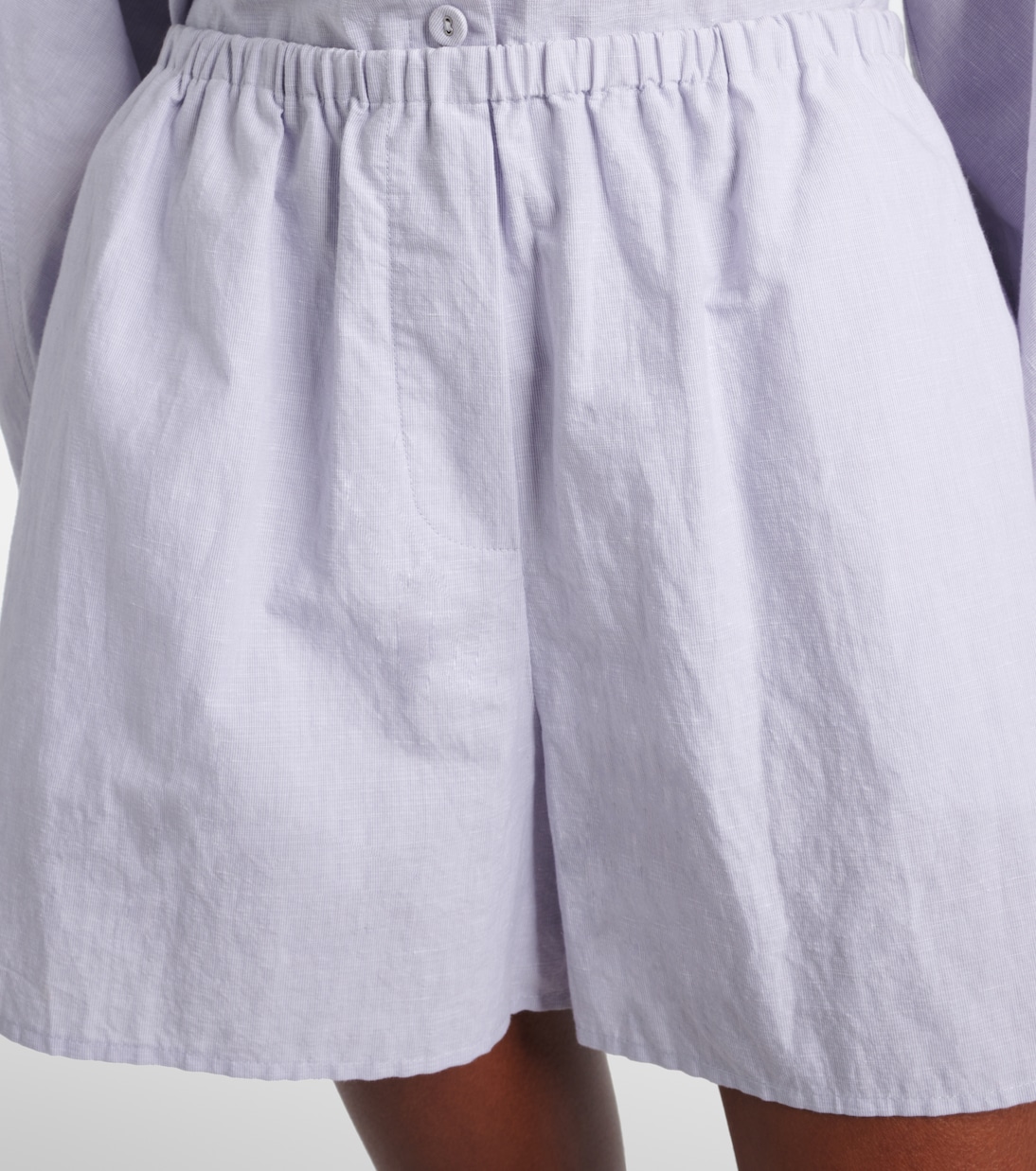 Shorts Jana aus Baumwolle und Leinen | Proenza Schouler