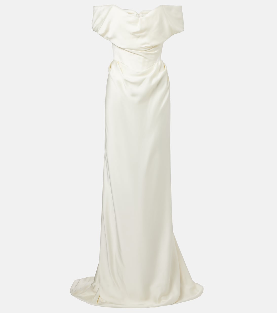 Bridal - Abito lungo Nova Cocotte in raso | Vivienne Westwood