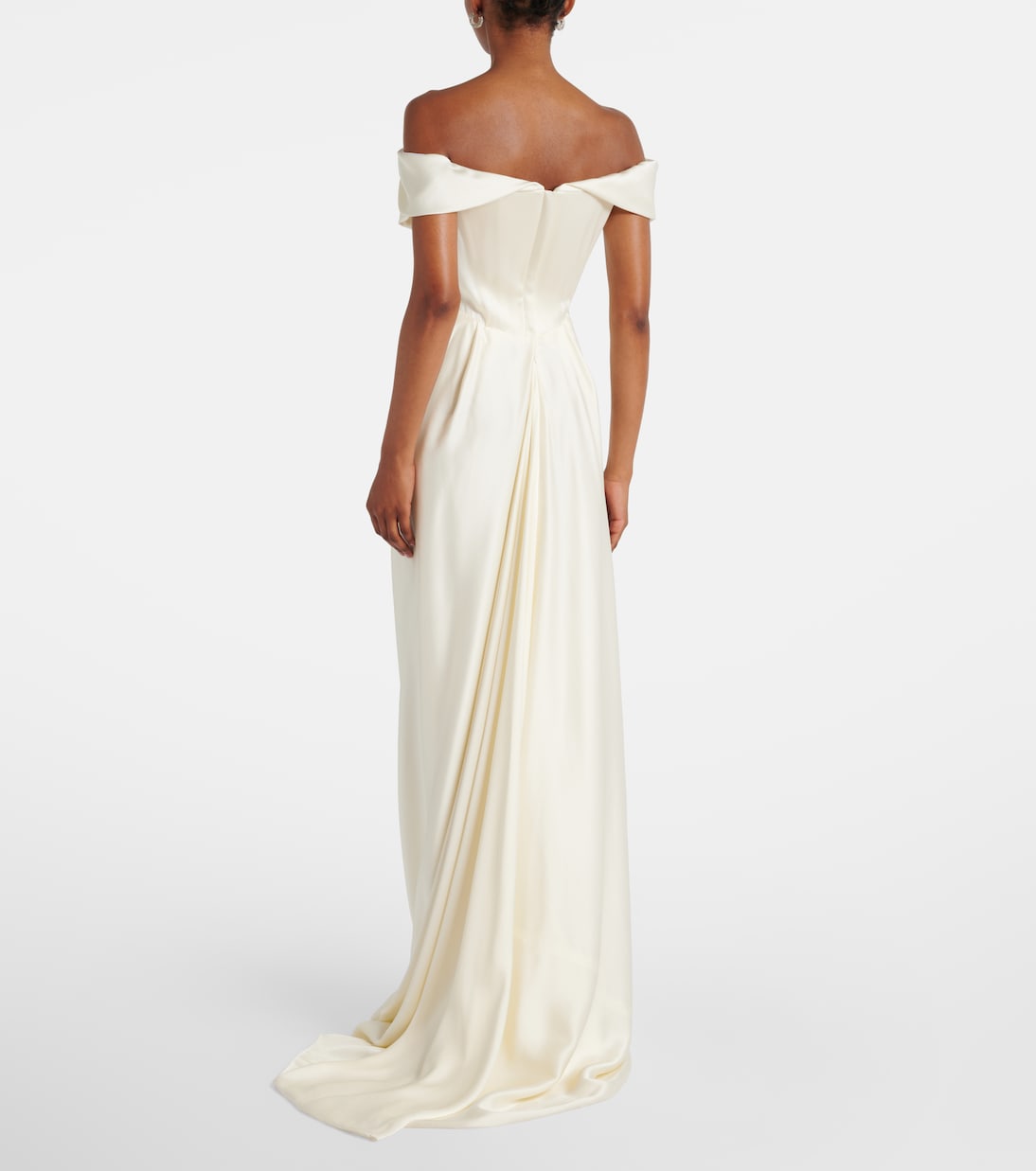 Bridal - Abito lungo Nova Cocotte in raso | Vivienne Westwood