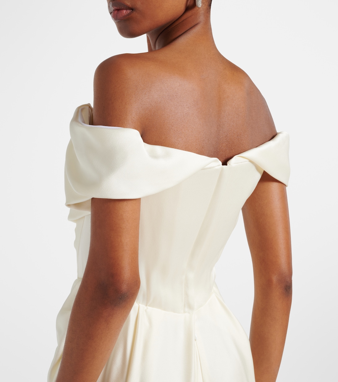 Bridal - Abito lungo Nova Cocotte in raso | Vivienne Westwood