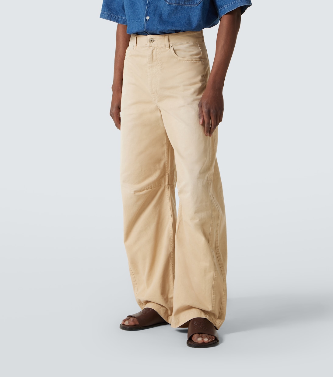 Paula's Ibiza Weite Hose aus Twill | Loewe