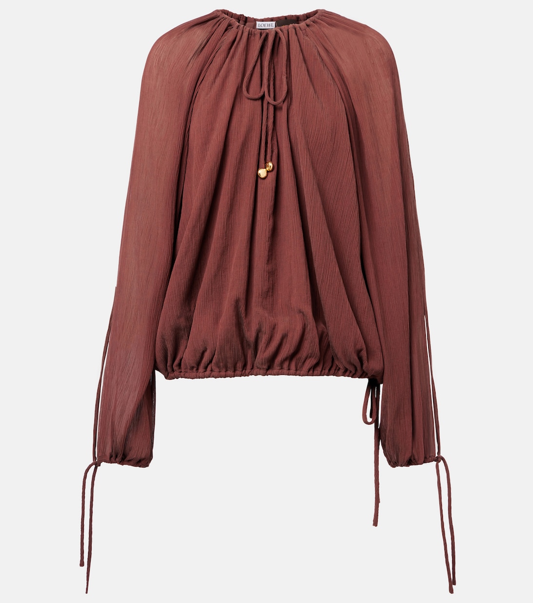 Paula's Ibiza - Blusa in cotone e seta | Loewe