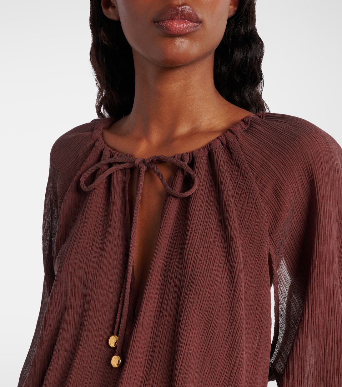 Paula's Ibiza - Blusa in cotone e seta | Loewe