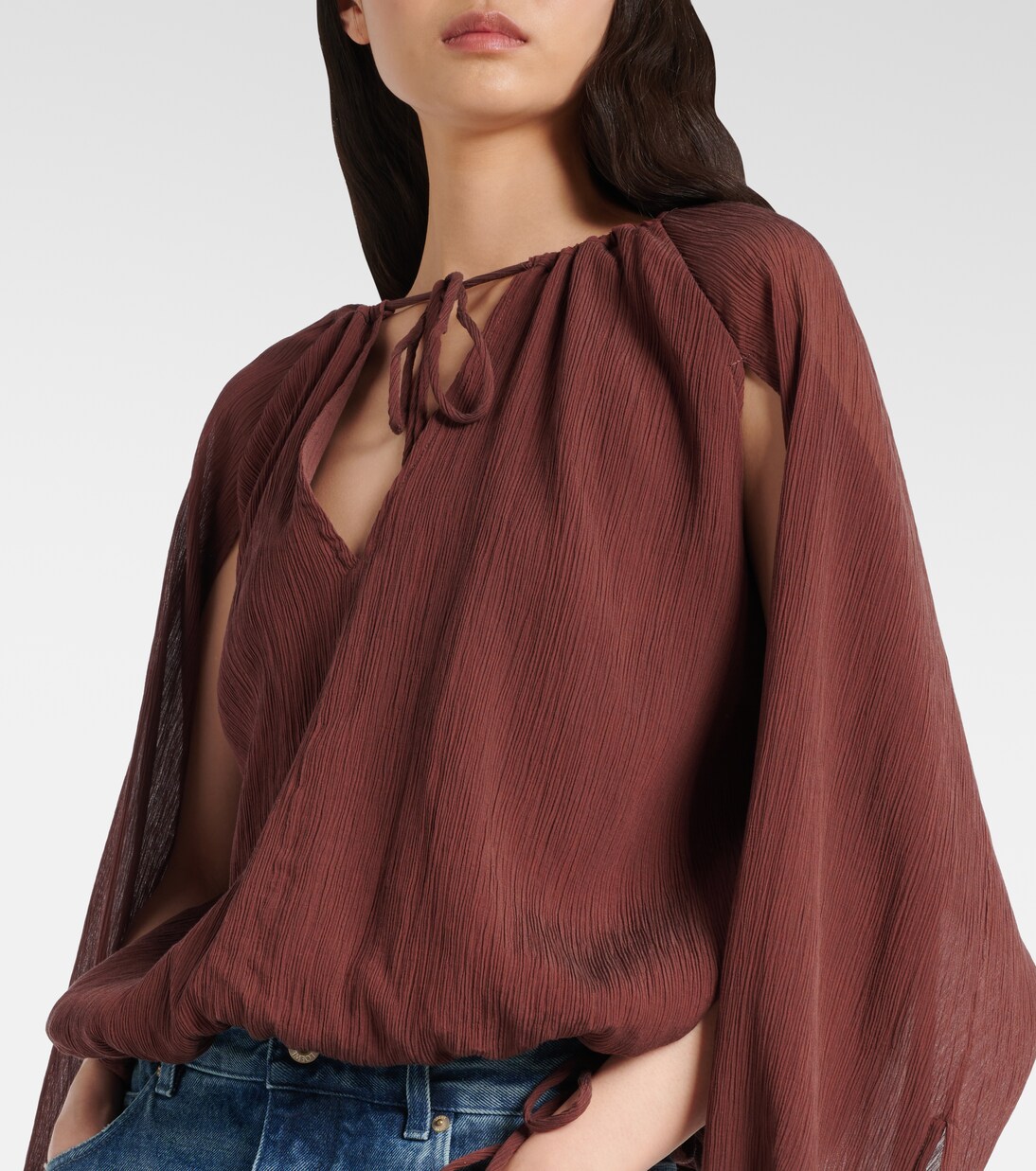 Paula's Ibiza - Blusa in cotone e seta | Loewe