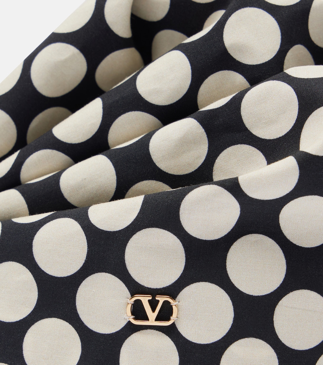 Pañuelo para el pelo Escape Plus De Pois de algodón | Valentino