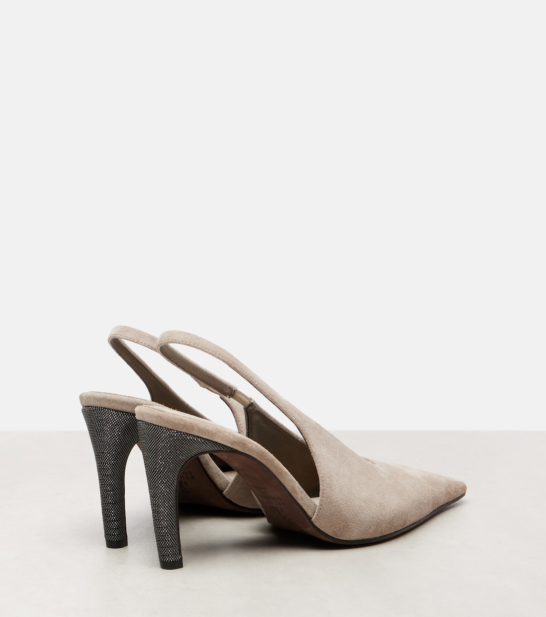 Escarpins 80 monili en daim | Brunello Cucinelli