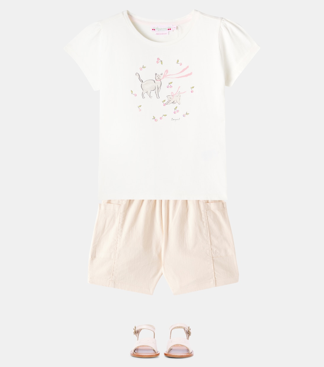 T-shirt Capricia in jersey di cotone con stampa | Bonpoint