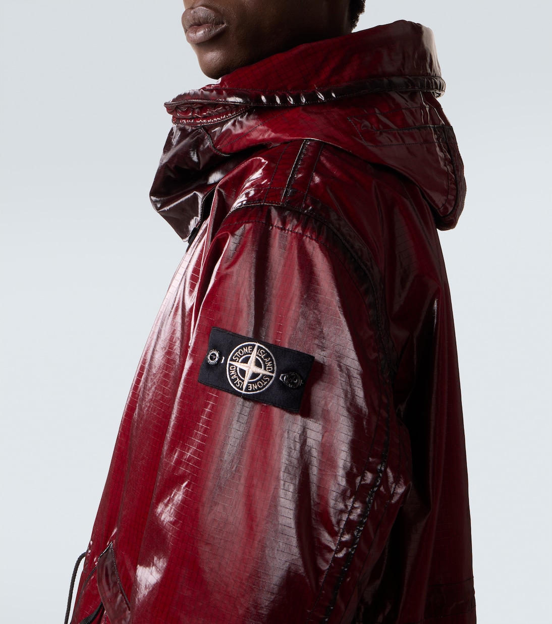Prismatico coated cotton-blend parka | Stone Island