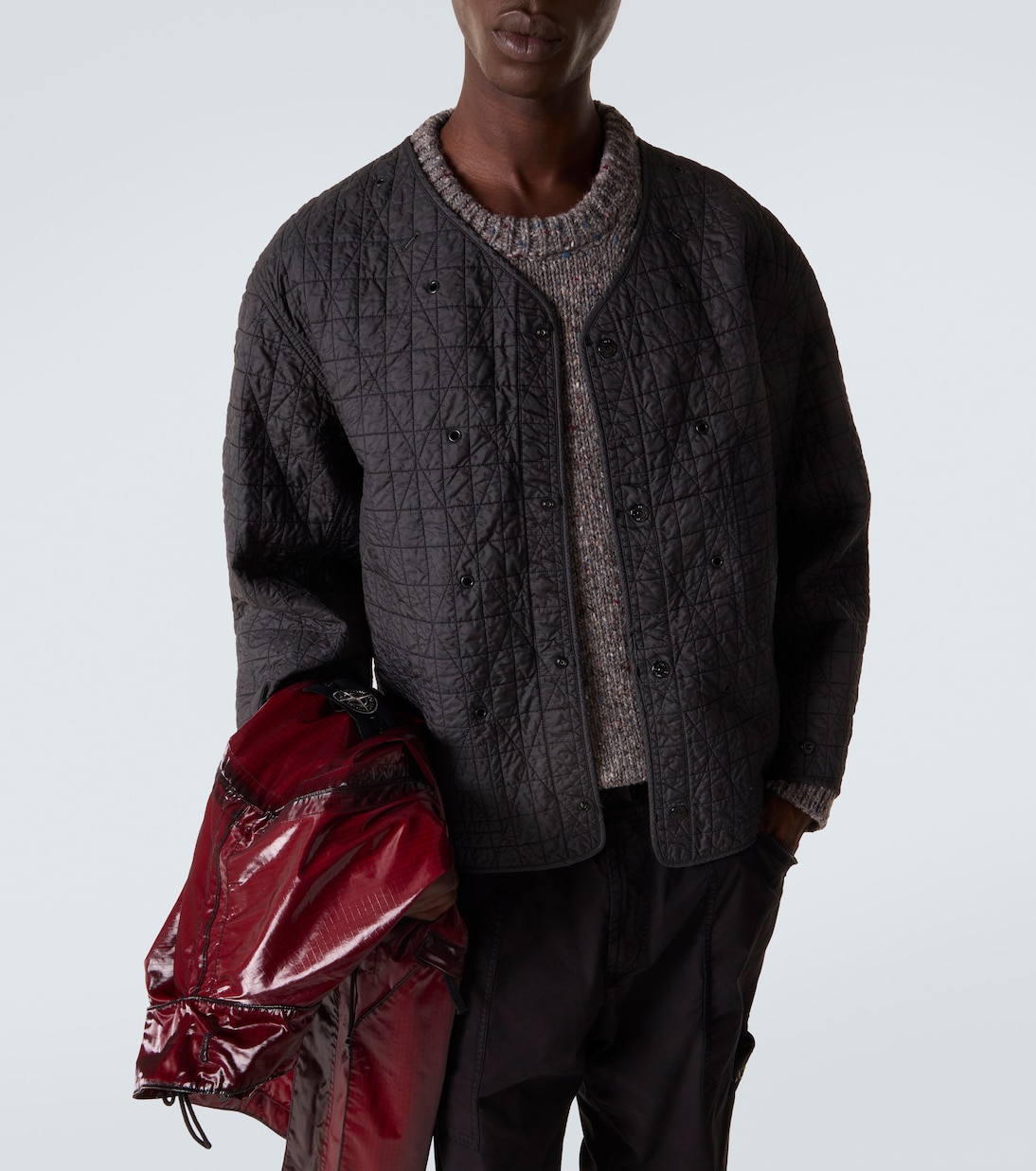 Prismatico coated cotton-blend parka | Stone Island