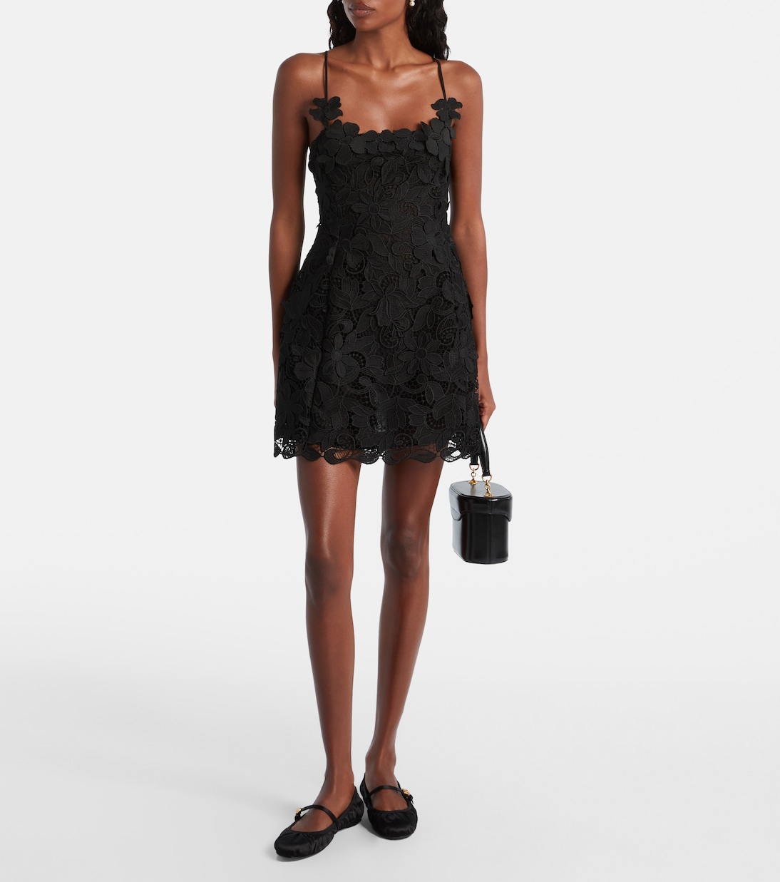 Robe en dentelle à fleurs | Blumarine