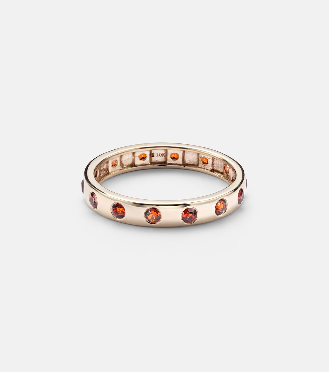 Bague en or 10 ct et grenat | Stone and Strand